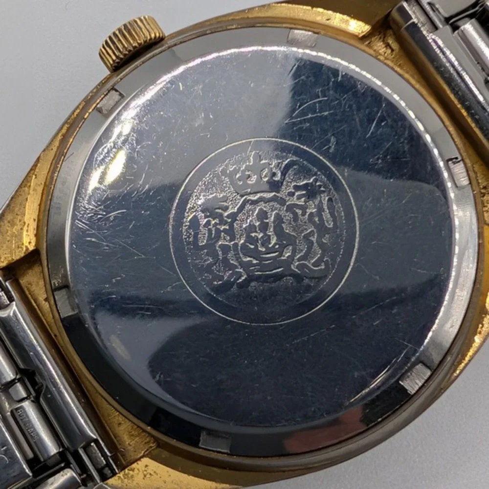 Leon Piradet 21 Jewels Swiss Manual Watch Amber Sunburst‎ Dial Faceted Crystal